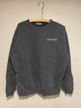 Vintage 90s Faded Campus Crew Crewneck